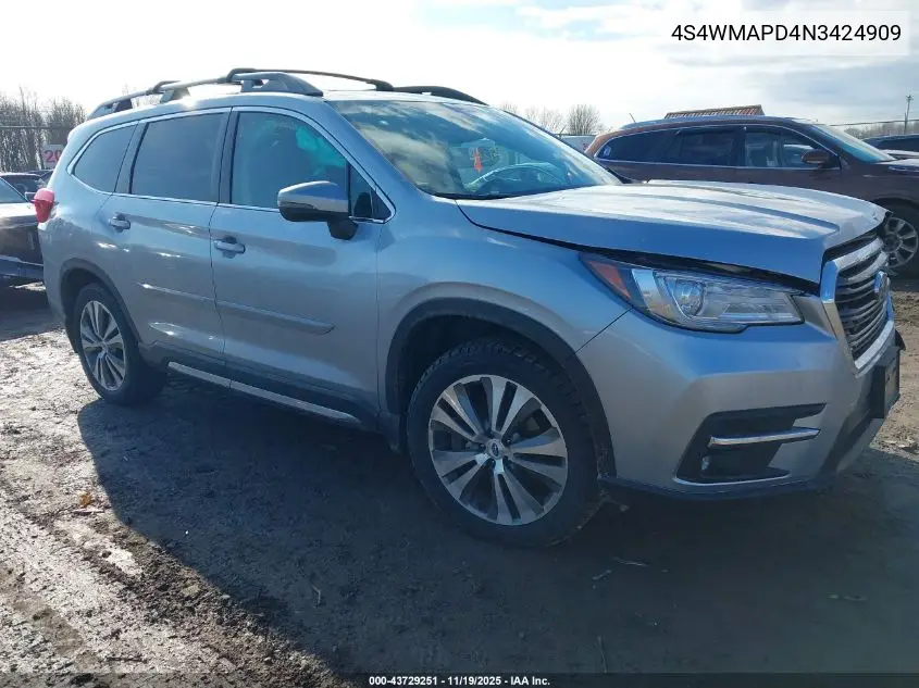 4S4WMAPD4N3424909 2022 Subaru Ascent Limited