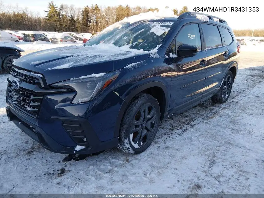 4S4WMAHD1R3431353 2024 Subaru Ascent Onyx Edition 7-Passenger