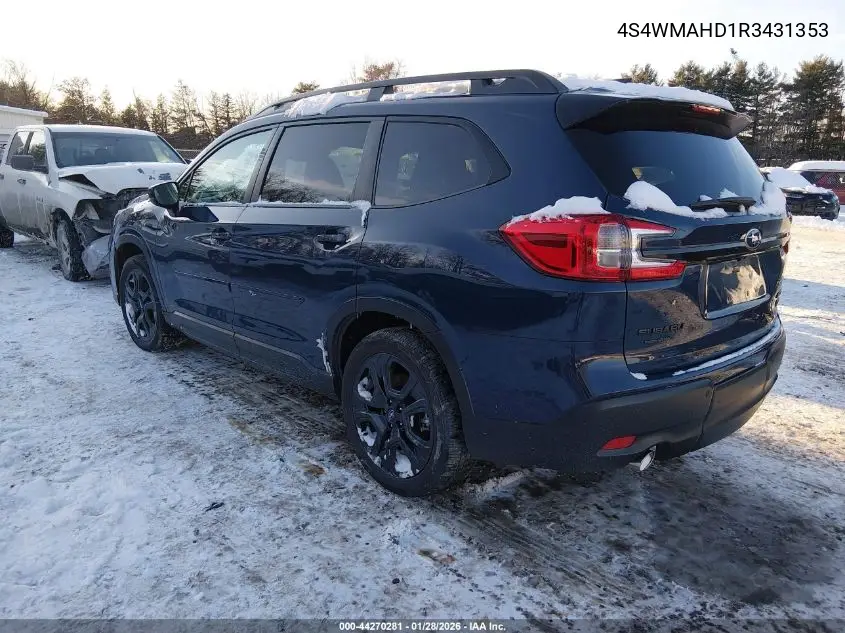 4S4WMAHD1R3431353 2024 Subaru Ascent Onyx Edition 7-Passenger