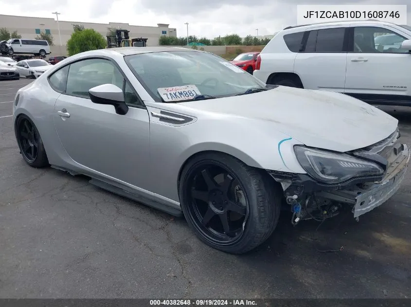 JF1ZCAB10D1608746 2013 Subaru Brz Premium