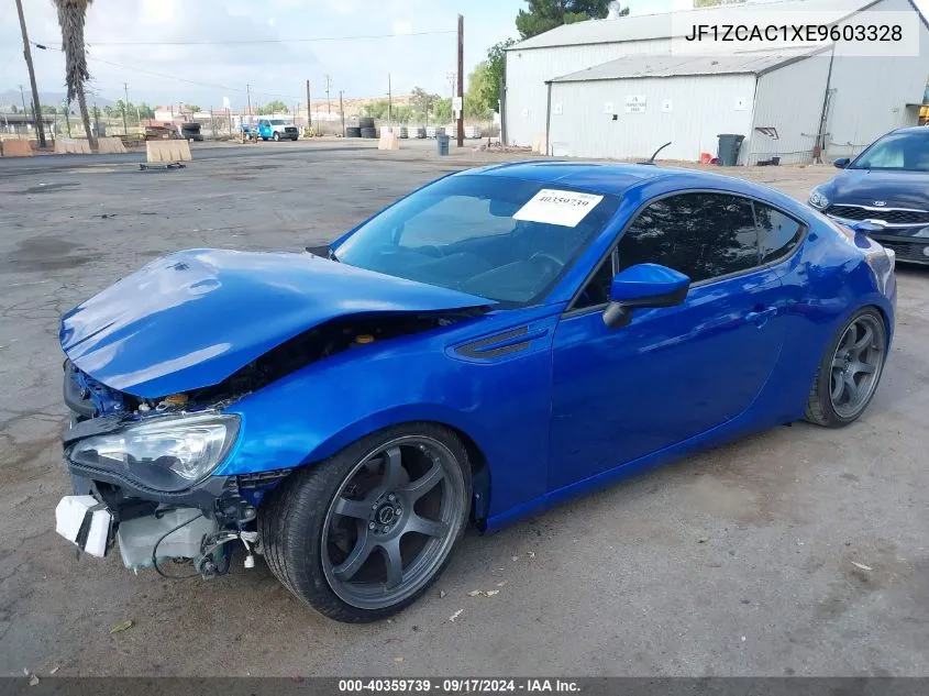 JF1ZCAC1XE9603328 2014 Subaru Brz Limited