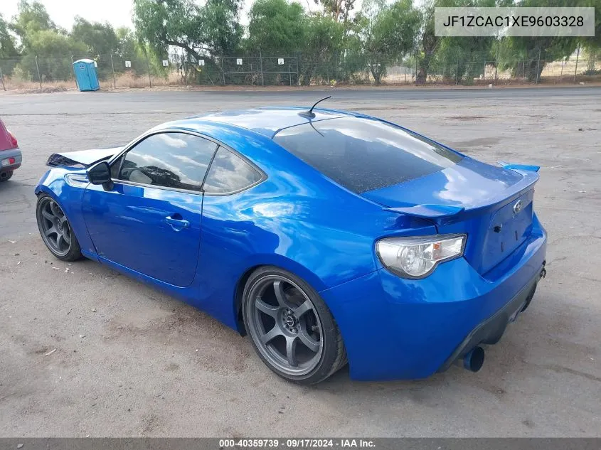 JF1ZCAC1XE9603328 2014 Subaru Brz Limited