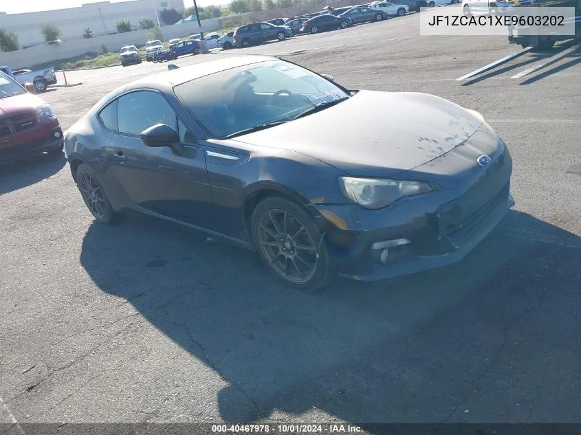 JF1ZCAC1XE9603202 2014 Subaru Brz Limited