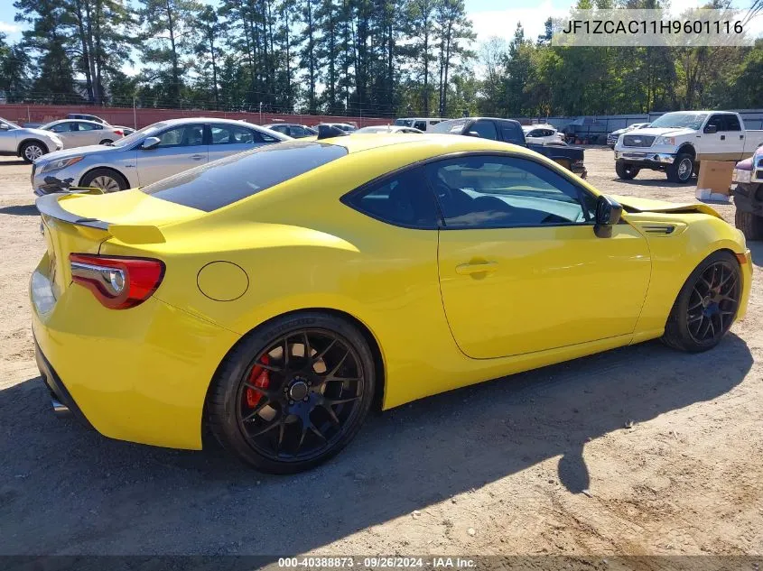 JF1ZCAC11H9601116 2017 Subaru Brz Series. Yellow