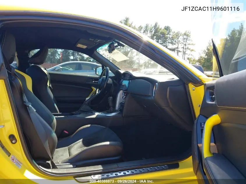 JF1ZCAC11H9601116 2017 Subaru Brz Series. Yellow