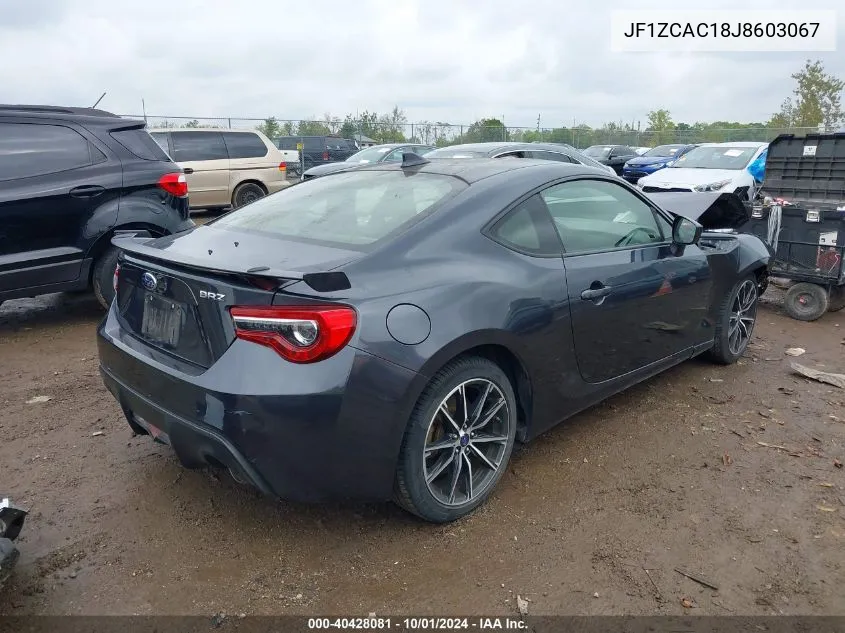 JF1ZCAC18J8603067 2018 Subaru Brz Limited