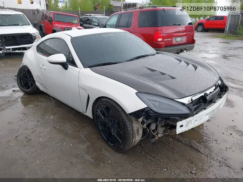 2023 Subaru Brz Limited VIN: JF1ZDBF10P8705986 Lot: 45212319