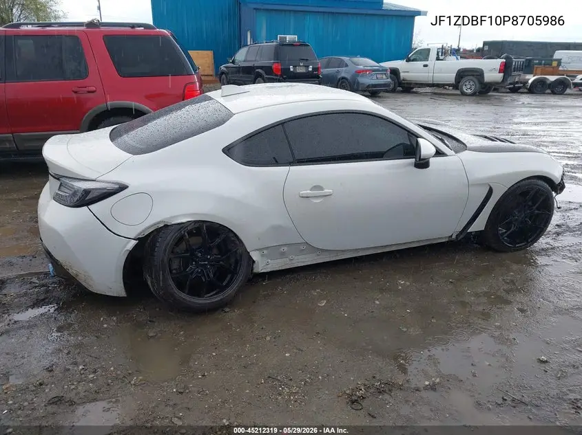 2023 Subaru Brz Limited VIN: JF1ZDBF10P8705986 Lot: 45212319