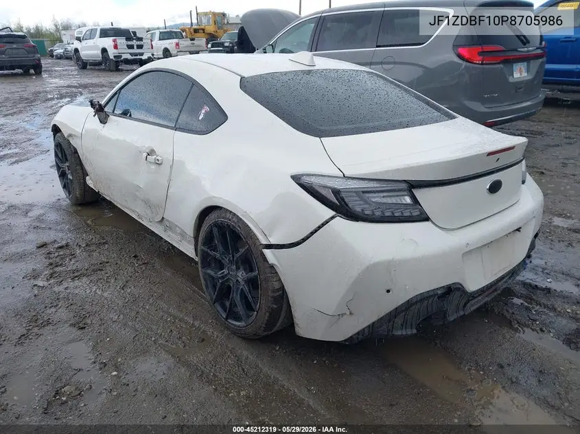 2023 Subaru Brz Limited VIN: JF1ZDBF10P8705986 Lot: 45212319