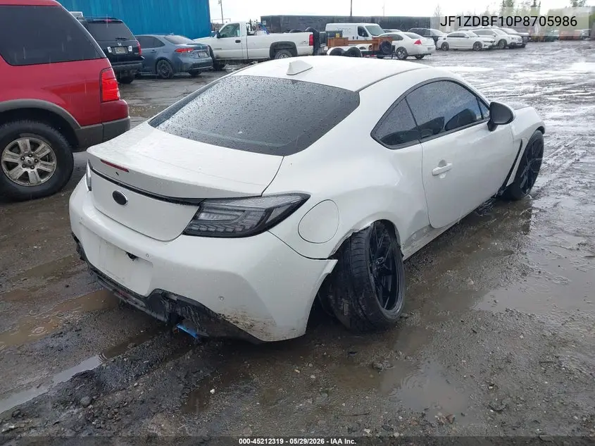 2023 Subaru Brz Limited VIN: JF1ZDBF10P8705986 Lot: 45212319