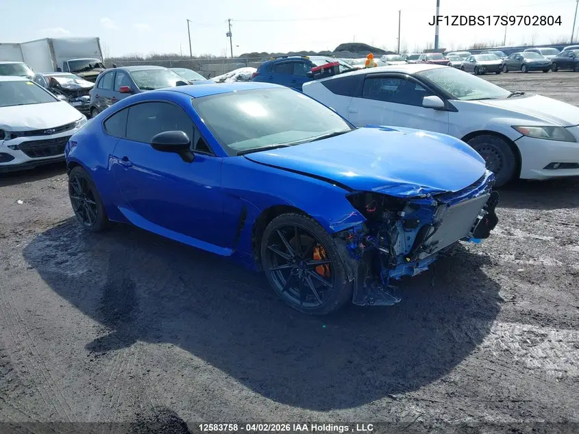 2025 Subaru Brz Ts VIN: JF1ZDBS17S9702804 Lot: 12583758