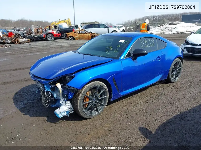 2025 Subaru Brz Ts VIN: JF1ZDBS17S9702804 Lot: 12583758