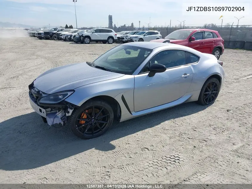 2025 Subaru Brz Ts VIN: JF1ZDBS10S9702904 Lot: 12587387