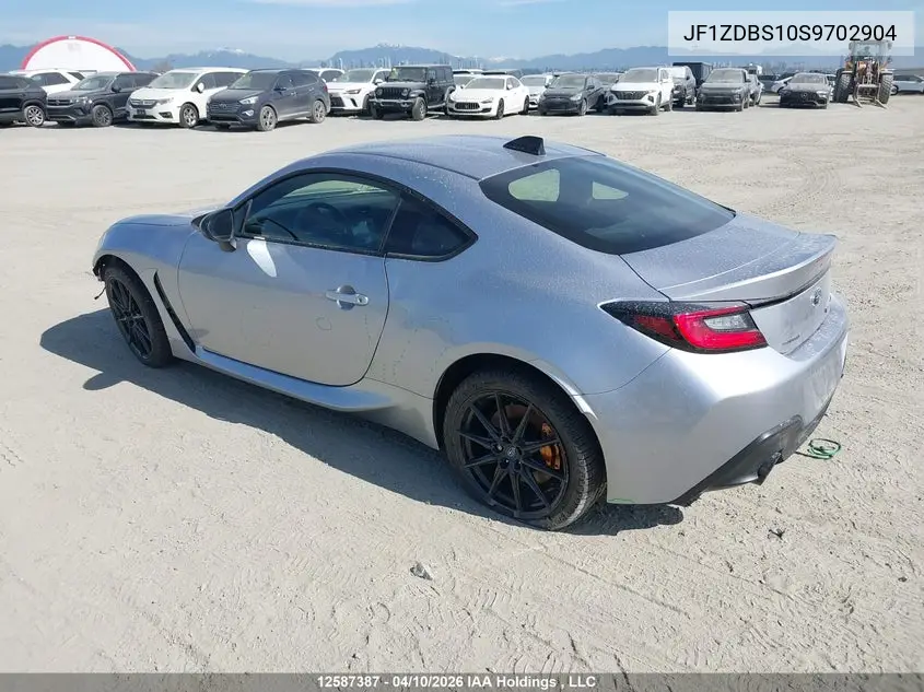 2025 Subaru Brz Ts VIN: JF1ZDBS10S9702904 Lot: 12587387
