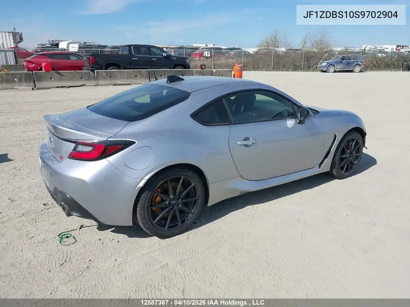 2025 Subaru Brz Ts VIN: JF1ZDBS10S9702904 Lot: 12587387