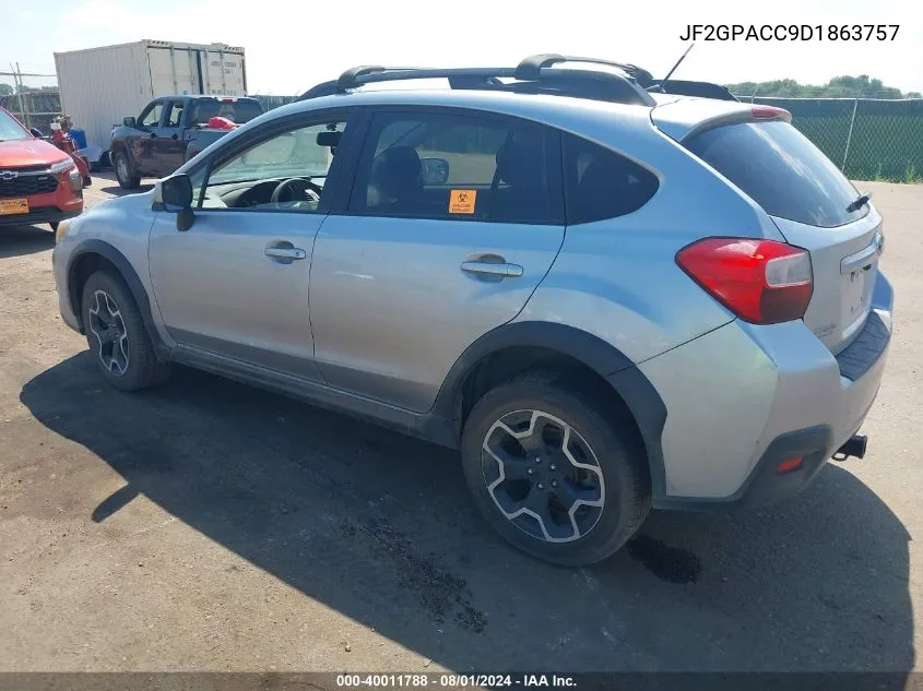 JF2GPACC9D1863757 2013 Subaru Xv Crosstrek 2.0I Premium