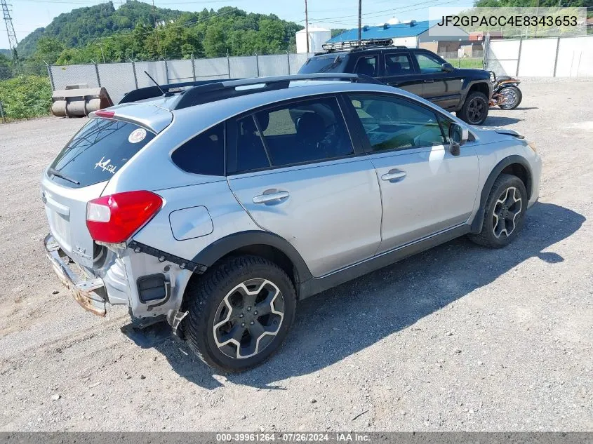 JF2GPACC4E8343653 2014 Subaru Xv Crosstrek 2.0I Premium