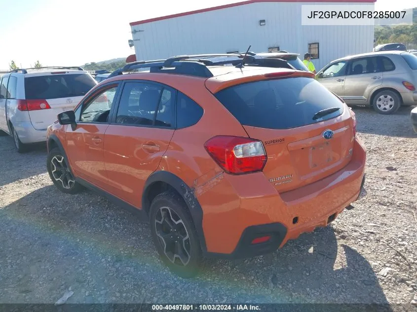 JF2GPADC0F8285007 2015 Subaru Xv Crosstrek 2.0I Premium