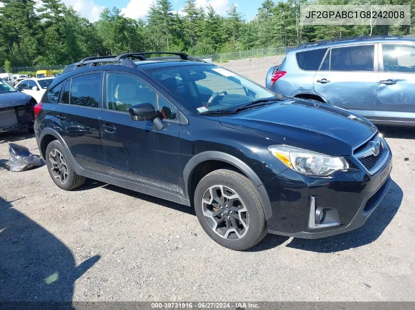 JF2GPABC1G8242008 2016 Subaru Crosstrek 2.0I Premium