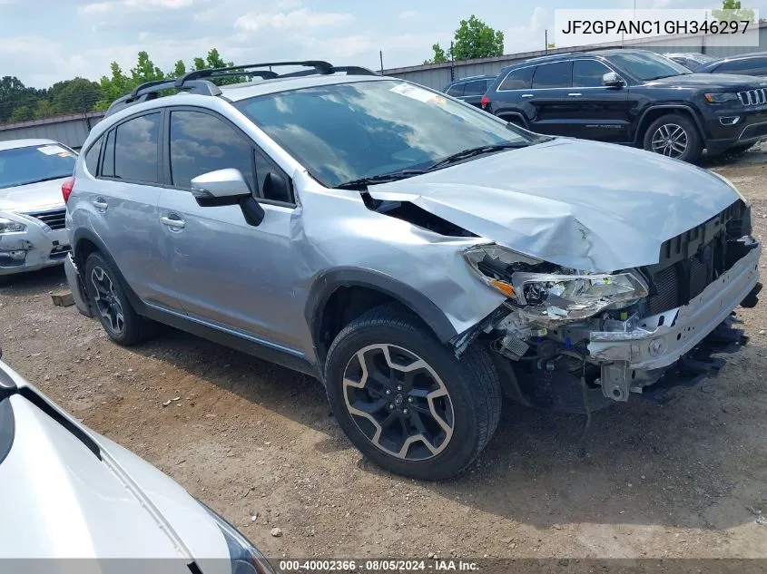 JF2GPANC1GH346297 2016 Subaru Crosstrek 2.0I Limited