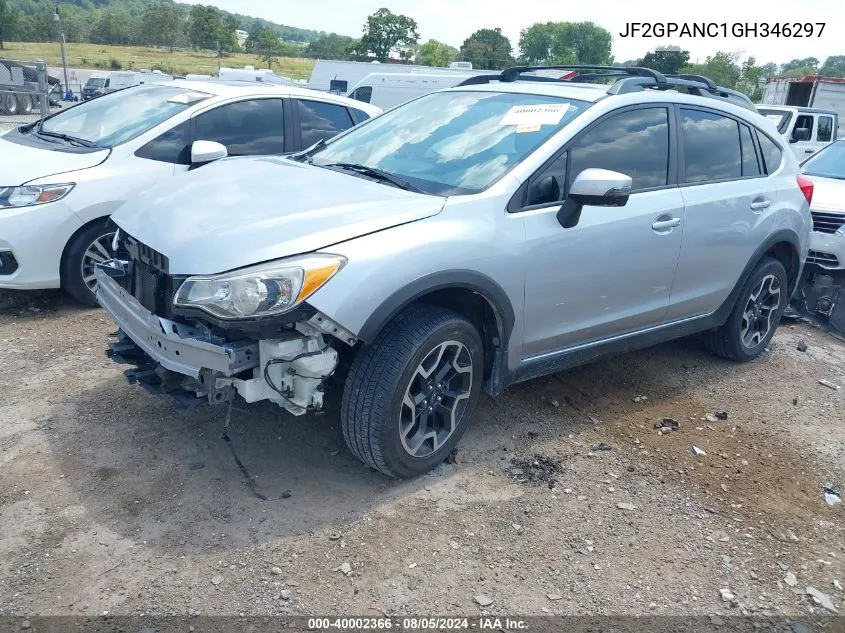 JF2GPANC1GH346297 2016 Subaru Crosstrek 2.0I Limited