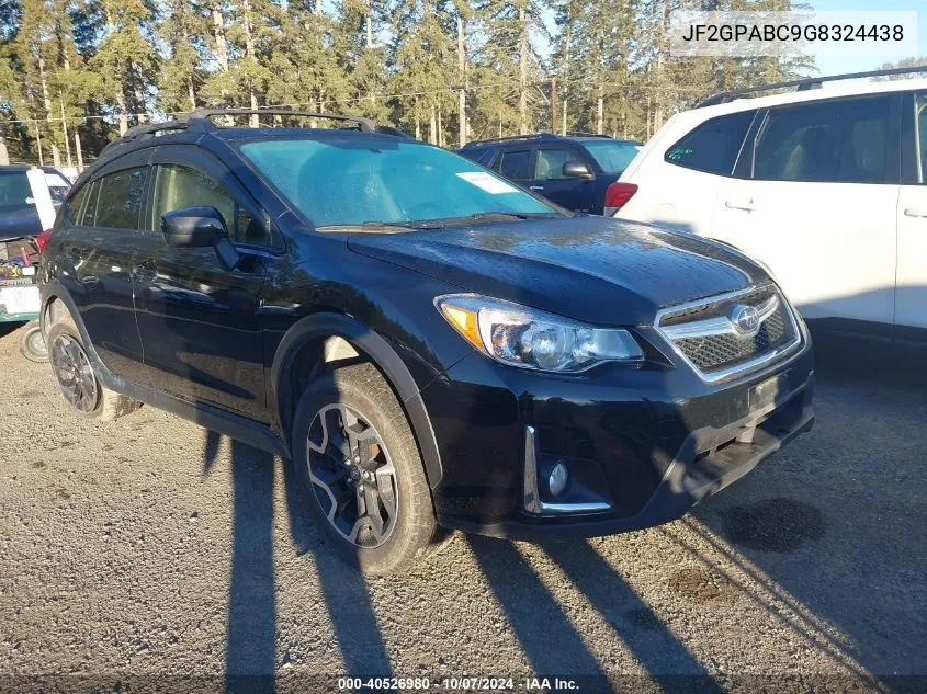 JF2GPABC9G8324438 2016 Subaru Crosstrek 2.0I Premium