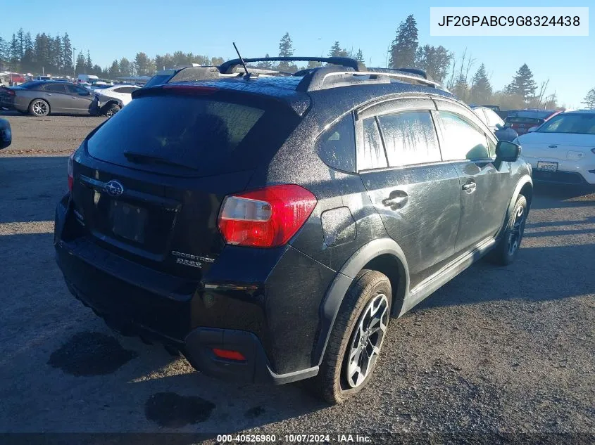 JF2GPABC9G8324438 2016 Subaru Crosstrek 2.0I Premium