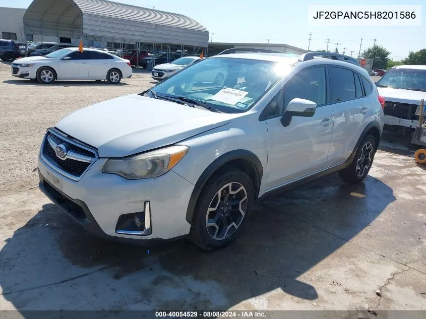 JF2GPANC5H8201586 2017 Subaru Crosstrek 2.0I Limited