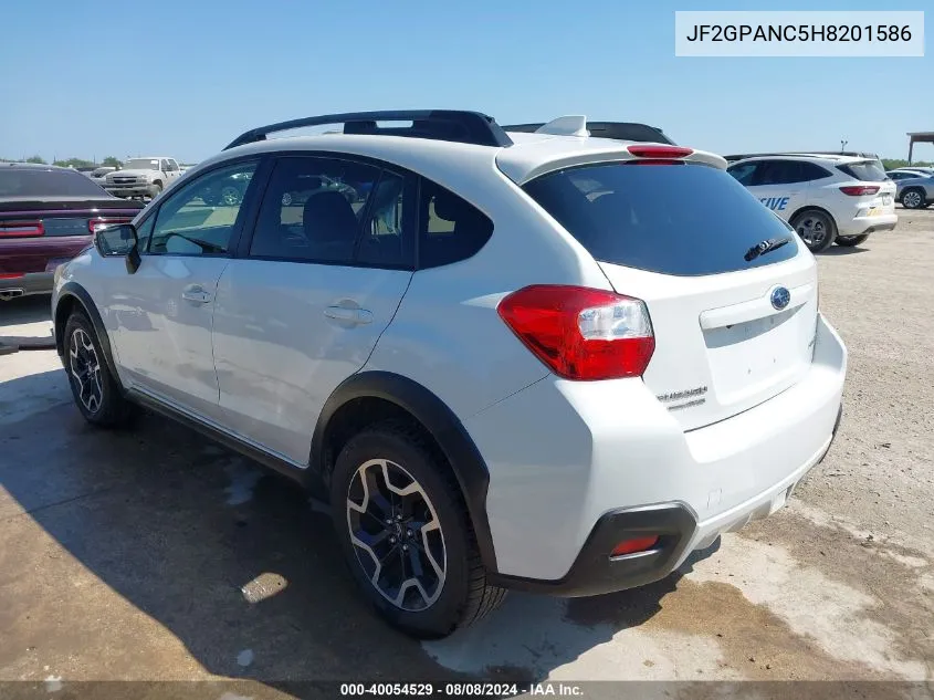 JF2GPANC5H8201586 2017 Subaru Crosstrek 2.0I Limited