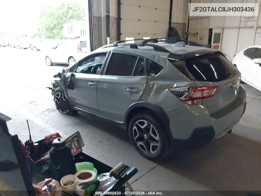 JF2GTALC8JH303436 2018 Subaru Crosstrek 2.0I Limited