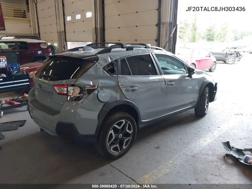 JF2GTALC8JH303436 2018 Subaru Crosstrek 2.0I Limited