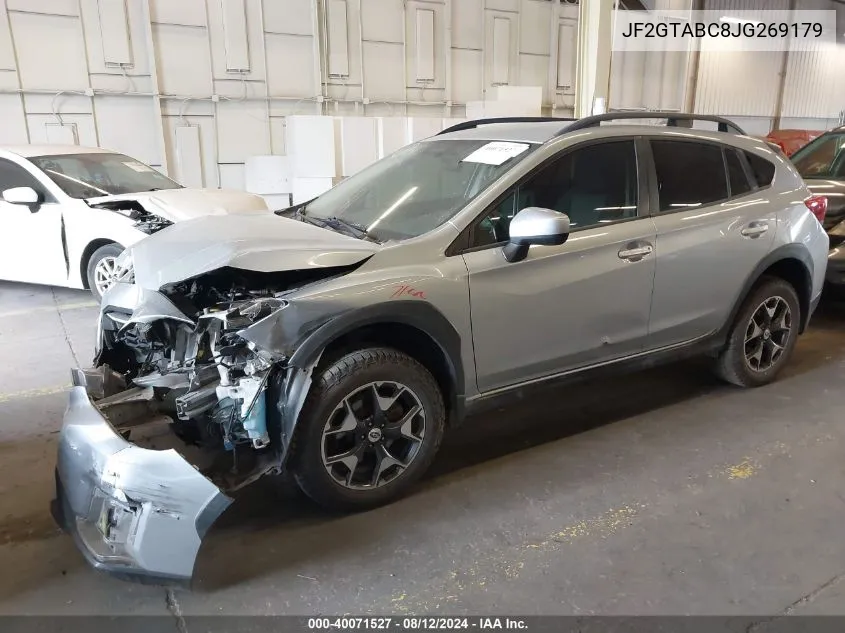 JF2GTABC8JG269179 2018 Subaru Crosstrek 2.0I Premium