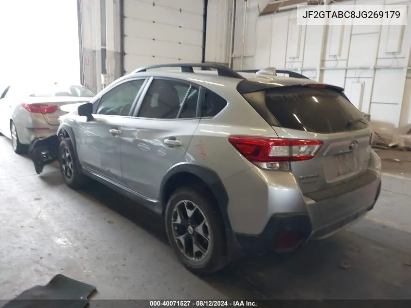 JF2GTABC8JG269179 2018 Subaru Crosstrek 2.0I Premium