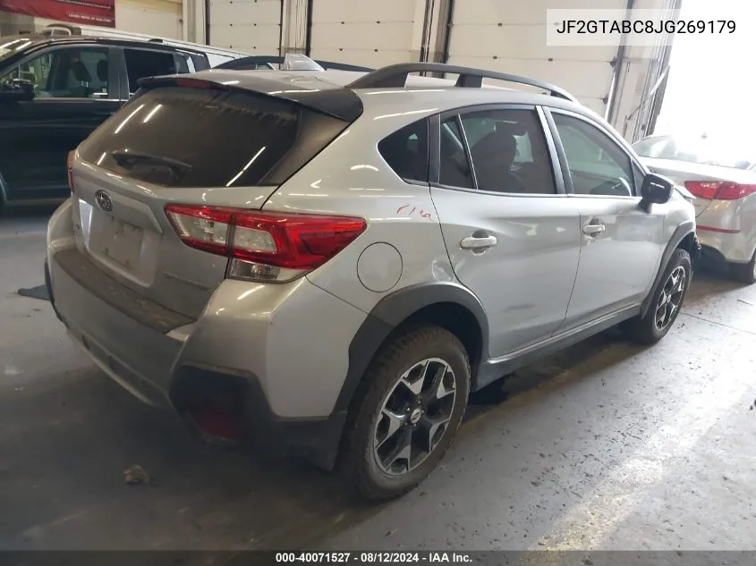 JF2GTABC8JG269179 2018 Subaru Crosstrek 2.0I Premium