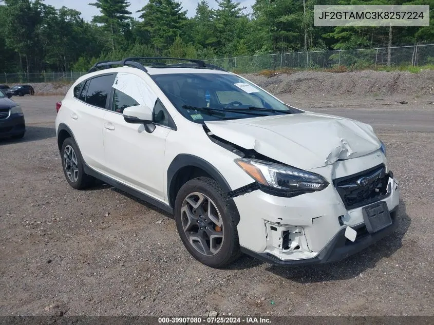 JF2GTAMC3K8257224 2019 Subaru Crosstrek 2.0I Limited