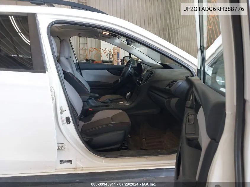 JF2GTADC6KH388776 2019 Subaru Crosstrek 2.0I Premium