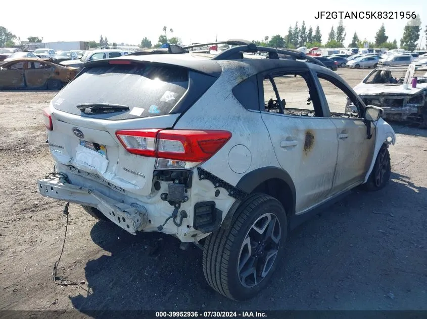 JF2GTANC5K8321956 2019 Subaru Crosstrek 2.0I Limited