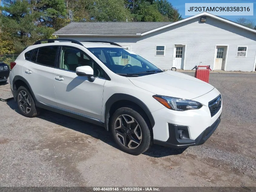 JF2GTAMC9K8358316 2019 Subaru Crosstrek 2.0I Limited