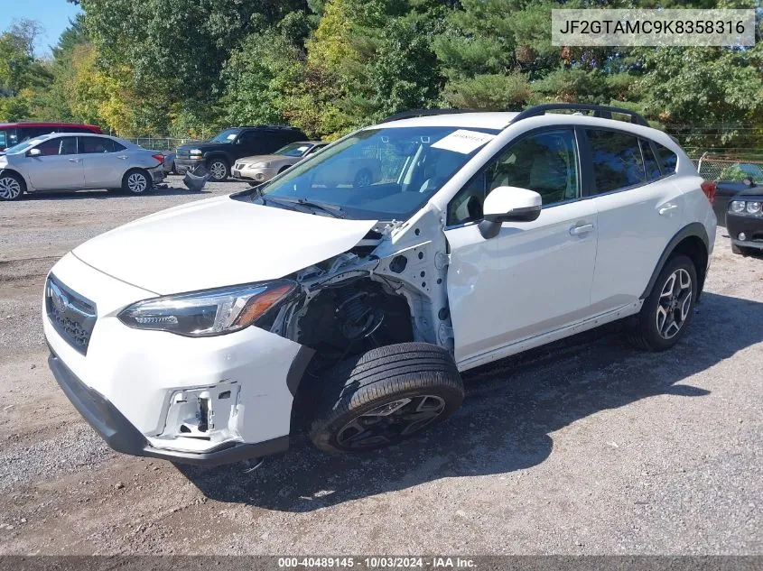 JF2GTAMC9K8358316 2019 Subaru Crosstrek 2.0I Limited