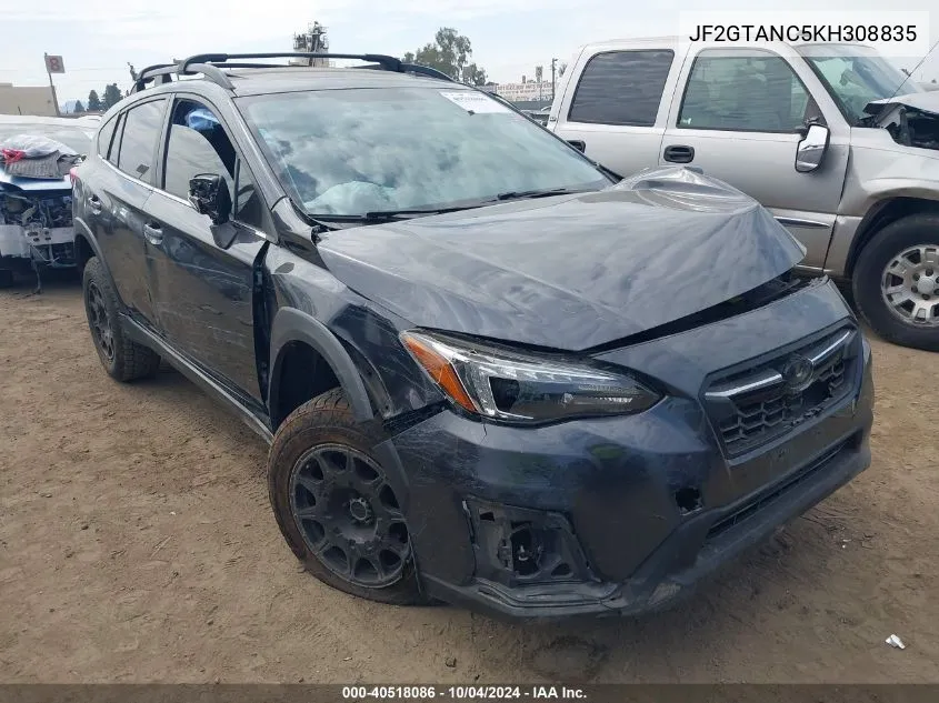 JF2GTANC5KH308835 2019 Subaru Crosstrek 2.0I Limited