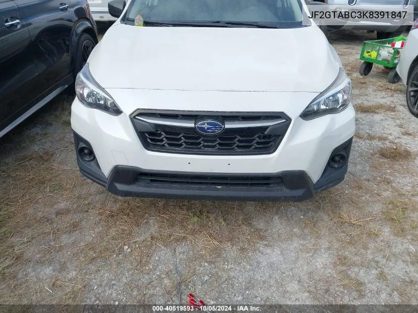 JF2GTABC3K8391847 2019 Subaru Crosstrek