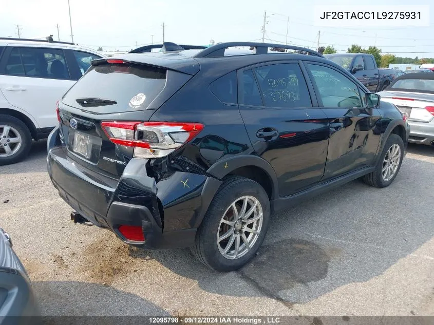 JF2GTACC1L9275931 2020 Subaru Crosstrek