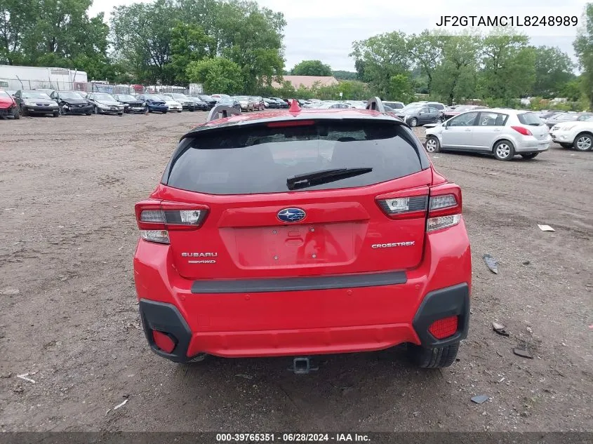 JF2GTAMC1L8248989 2020 Subaru Crosstrek Limited