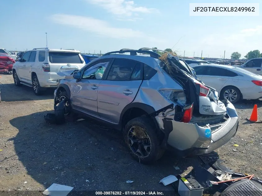 JF2GTAECXL8249962 2020 Subaru Crosstrek Premium