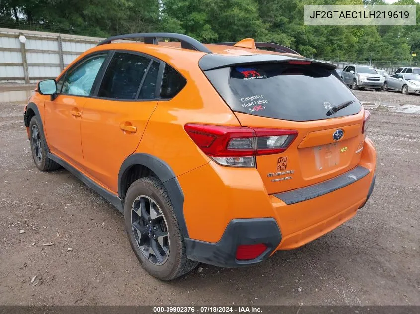 JF2GTAEC1LH219619 2020 Subaru Crosstrek Premium