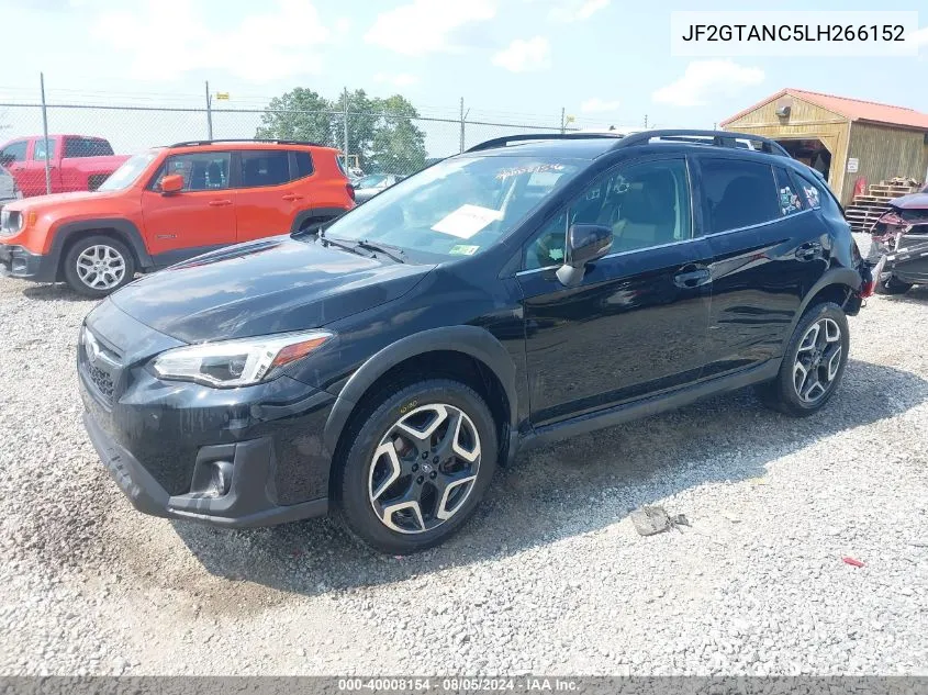 JF2GTANC5LH266152 2020 Subaru Crosstrek Limited