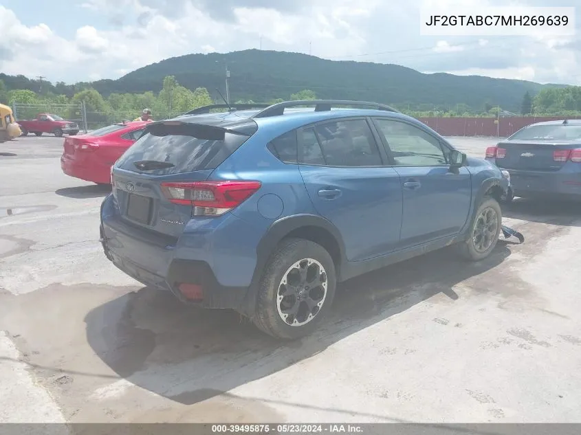 JF2GTABC7MH269639 2021 Subaru Crosstrek