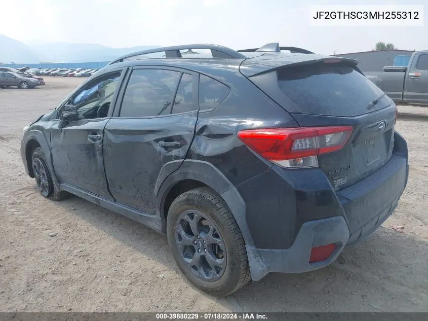 JF2GTHSC3MH255312 2021 Subaru Crosstrek Sport