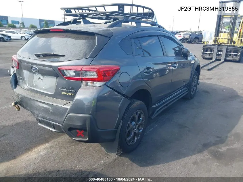 JF2GTHRC3MH319855 2021 Subaru Crosstrek Sport