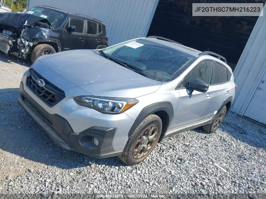 JF2GTHSC7MH216223 2021 Subaru Crosstrek Sport